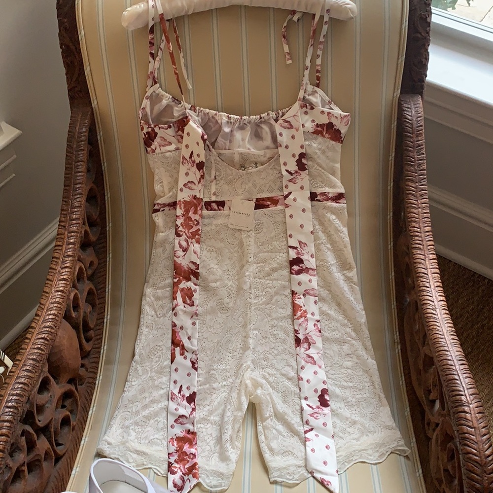 FREE PEOPLE INTIMATELY BIKE SHORT ONSIE IN IVORY - Picture 13 of 16